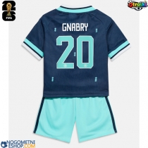Otroški Nogometni dresi Nemčija Serge Gnabry #20 Gostujoči SP 2026 Kratek Rokav (+ Kratke hlače)